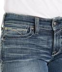 Ariat Women's Wms R.E.A.L Whipstitch Rainstorm Jean