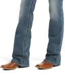 Ariat Women's Wms R.E.A.L Whipstitch Rainstorm Jean