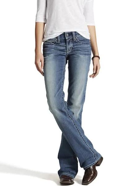 Ariat Women's Wms R.E.A.L Whipstitch Rainstorm Jean
