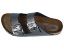 Arizona - Metallic Anthracite Soft Footbed