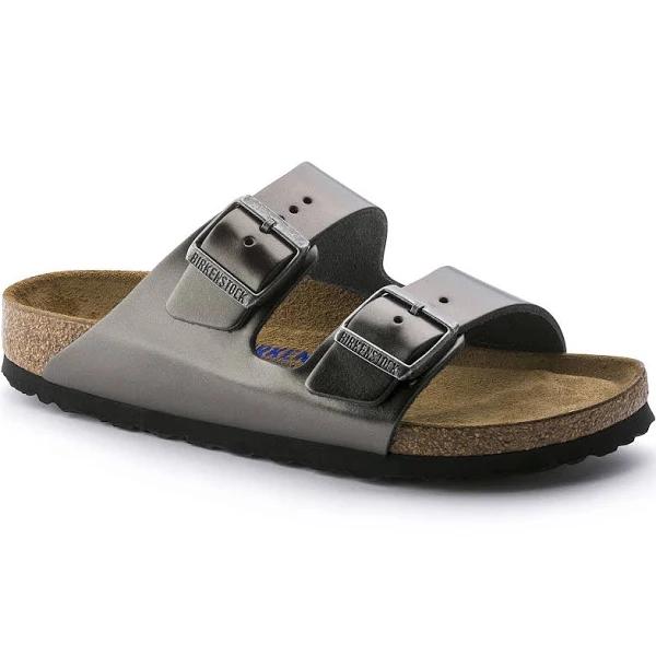 Arizona - Metallic Anthracite Soft Footbed