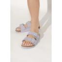 Arizona Shearling Purple Fog Suede Leather/Shearling Regular / 43