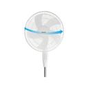 Arlec 40cm White 5 Blade Pedestal Fan /APF4057W