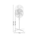 Arlec 40cm White 5 Blade Pedestal Fan /APF4057W