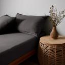 Arlo Stonewash Fitted Sheet | Blue | Queen Bed | Cotton