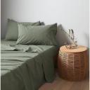 Arlo Stonewash Sheet Set | Brown | King Bed | Cotton