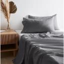 Arlo Stonewash Sheet Set | Brown | King Bed | Cotton