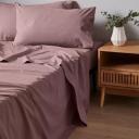 Arlo Stonewash Sheet Set | Brown | King Bed | Cotton