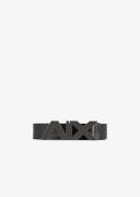 Armani Exchange Logo Belt Black