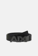 Armani Exchange Logo Belt Black