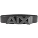 Armani Exchange Logo Belt Black