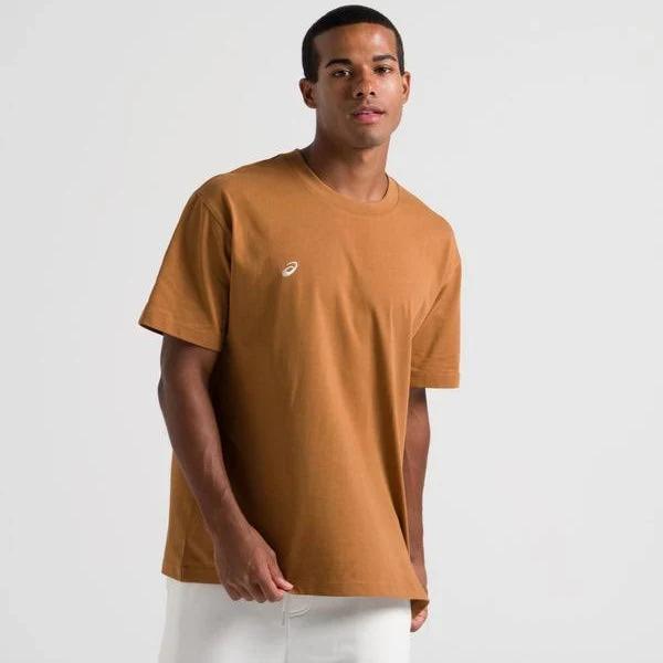 ASICS Basic Tee Men T-shirts - Brown - Size: XXL - Foot Locker