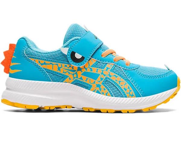 ASICS Boy's Running Shoe Aquarium & Orange Pop Contend 7 Running Shoe Little Kid 1.5