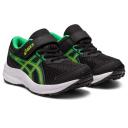 ASICS Boy's Sneaker Black & Lime Zest Contend 8 PS Sneaker Little Kid 2