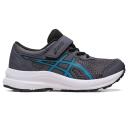 ASICS Boy's Sneaker Carrier Gray & Island Blue Contend 8 PS Sneaker Little Kid 12
