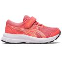 ASICS Boy's Sneaker Carrier Gray & Island Blue Contend 8 PS Sneaker Little Kid 12
