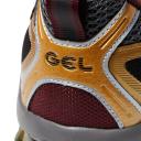ASICS Burgundy & Gray Gel-Quantum Kinetic Sneakers
