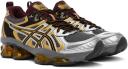 ASICS Burgundy & Gray Gel-Quantum Kinetic Sneakers