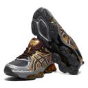 ASICS Burgundy & Gray Gel-Quantum Kinetic Sneakers