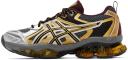 ASICS Burgundy & Gray Gel-Quantum Kinetic Sneakers