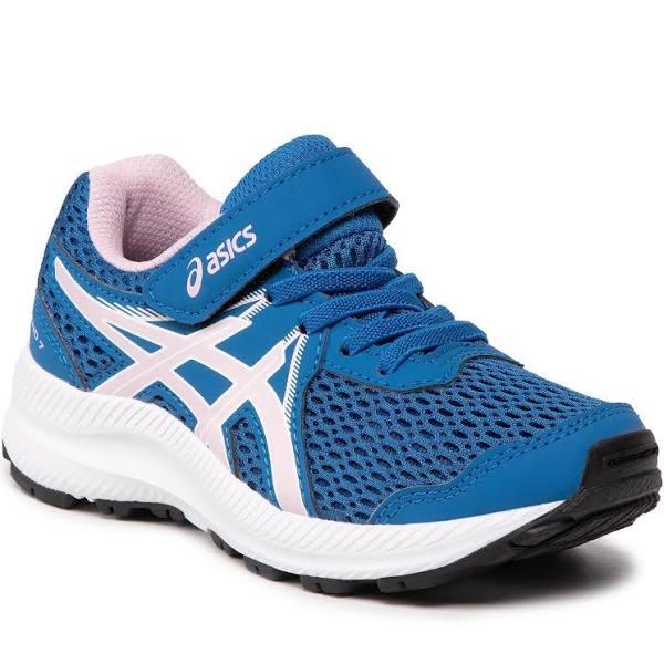 ASICS Contend 7 Kids Running Shoes Blue US 12