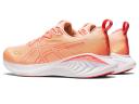 ASICS Cumulus 25 Wom Shoe Dune/Orange 6.0 D