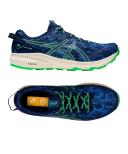 ASICS Fuji Lite 3 Mens Trail Running Shoes Blue/Green US 8