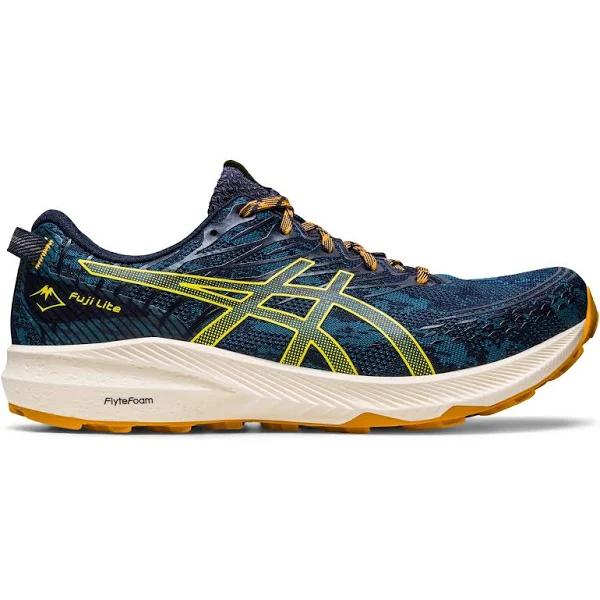 ASICS Fuji Lite 3 Mens Trail Running Shoes Blue/Green US 8