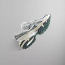 ASICS Gel -1130 Kith Cream Scarab Shoes - Size 4 - Cream/scarab