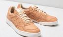 Asics Gel-Circuit Beige Leather Mens Lace Up Trainers 1193A091 250