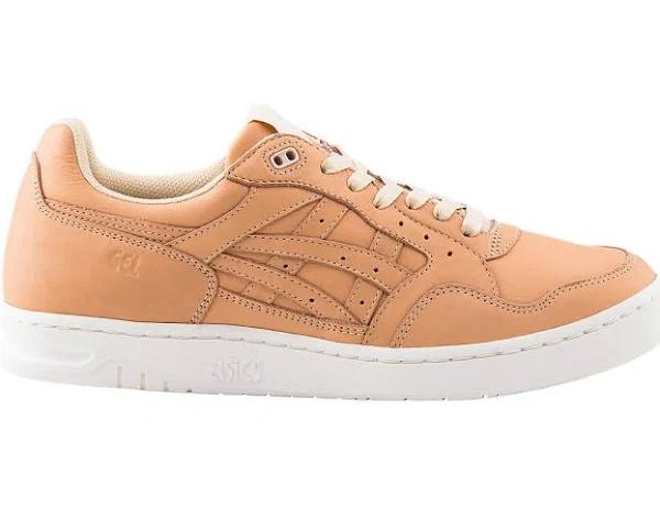 Asics Gel-Circuit Beige Leather Mens Lace Up Trainers 1193A091 250