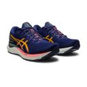 ASICS GEL-Cumulus 24 Nature Shoes Dark Blue Orange Women - 37.5