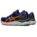 ASICS GEL-Cumulus 24 Nature Shoes Dark Blue Orange Women - 37.5