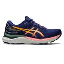 ASICS GEL-Cumulus 24 Nature Shoes Dark Blue Orange Women - 37