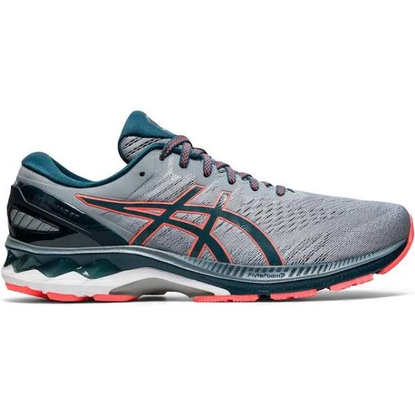 ASICS Gel-Kayano 27 10 , Sheet Rock/Magnetic Blue (Men's)