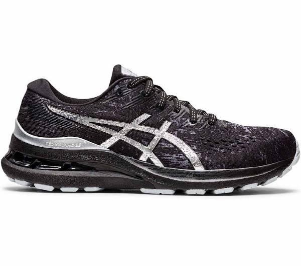 ASICS Gel Kayano 28 Platinum Womens Running Shoes Grey/Silver US 11