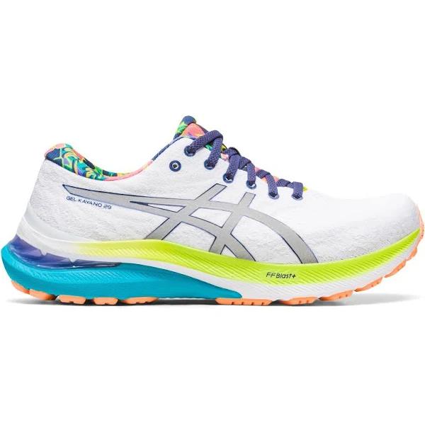 ASICS Gel Kayano 29 Lite-Show Womens Running Shoes White/Blue US 11