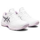 ASICS Gel-Netburner 20 D Wide Womens Netball Shoe - White/Pure Silver