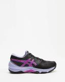 ASICS Gel-Netburner 20 Womens Wide, 8 / Black/Orchid 005