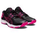 ASICS Gel Netburner Academy 9 Womens Netball Shoes Black/Pink US 9.5