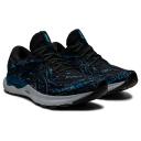 ASICS Gel Nimbus 24 MK Mens Running Shoes Black/Blue US 10
