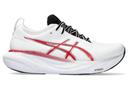 ASICS GEL-Nimbus 25 Anniversary Mens, 12 / White/Classic Red 100