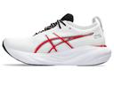 ASICS GEL-Nimbus 25 Anniversary Mens, 12 / White/Classic Red 100