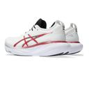 ASICS GEL-Nimbus 25 Anniversary Mens, 12 / White/Classic Red 100