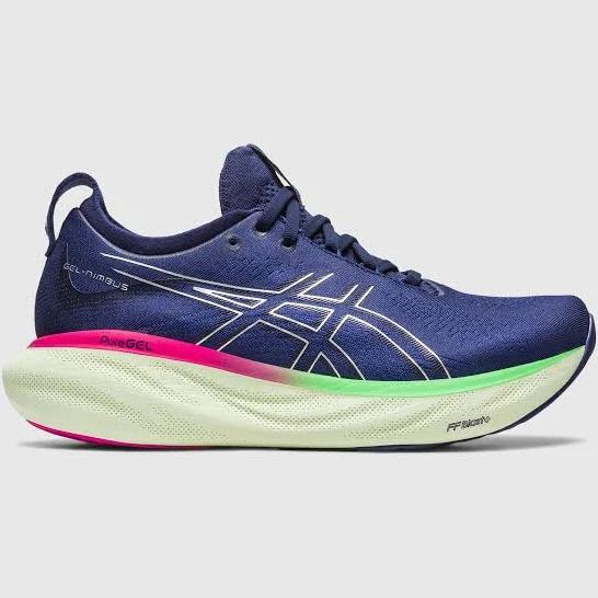 ASICS GEL-Nimbus 25 Running Shoes Light Blue Orange Women - 42.5