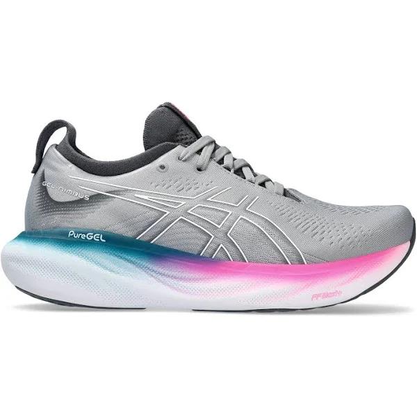 ASICS GEL-Nimbus 25 | Sheet Rock/White | Womens Running Trainers Colou