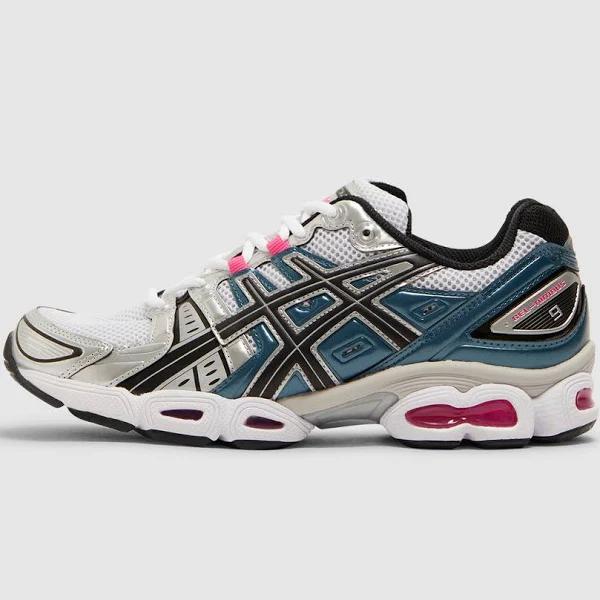 ASICS GEL-Nimbus 9 Sneaker (White/Pink Glo - 10)