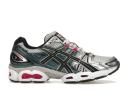 ASICS GEL-Nimbus 9 White Pink Glo Teal (Women's)