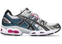 ASICS GEL-Nimbus 9 White Pink Glo Teal (Women's)