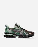 ASICS - Gel-Quantum Faux-Leather and Mesh Trainers - Mens - Black Green